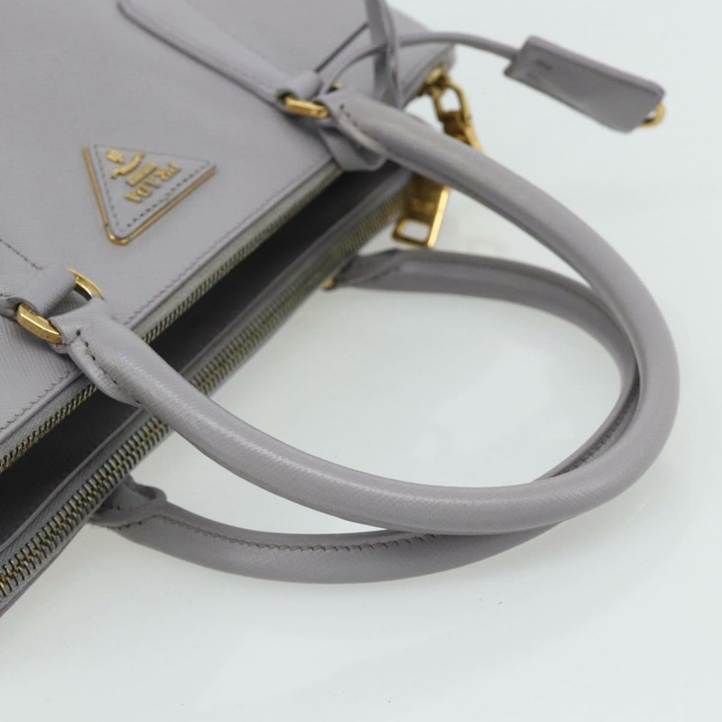 【日本直送】PRADA Galleria 手提包，Safiano 皮革，金色、紫色、灰色，正品編號 178941A-6