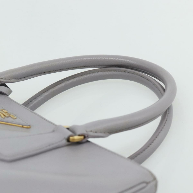【日本直送】PRADA Galleria 手提包，Safiano 皮革，金色、紫色、灰色，正品編號 178941A-7