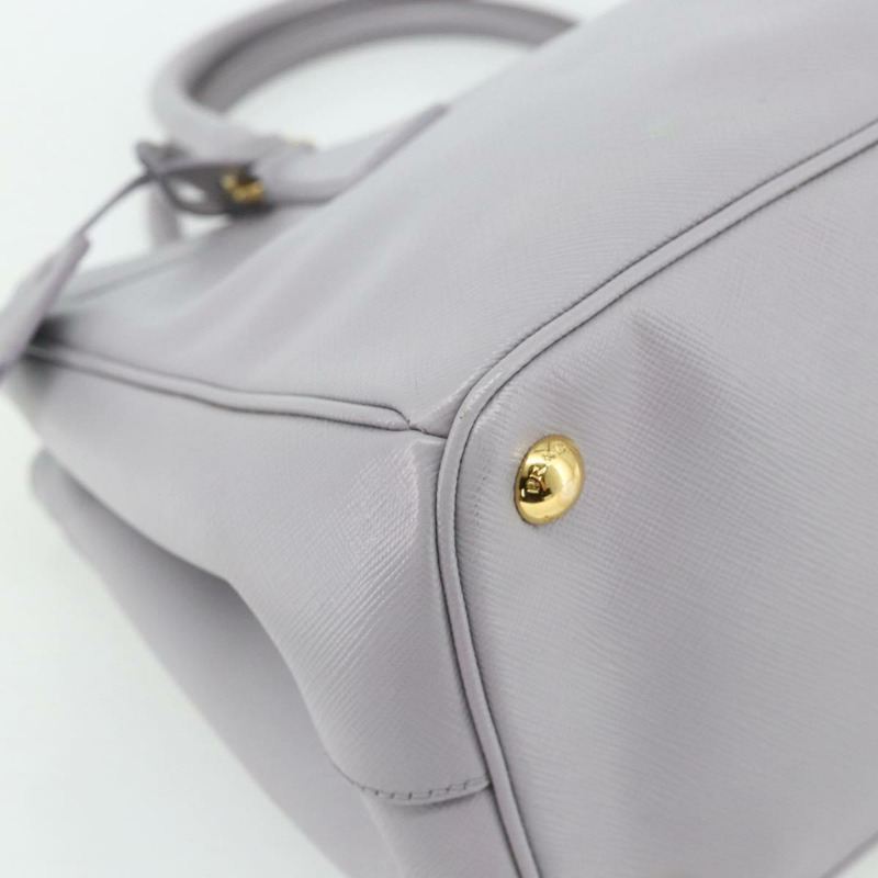 【日本直送】PRADA Galleria 手提包，Safiano 皮革，金色、紫色、灰色，正品編號 178941A-13