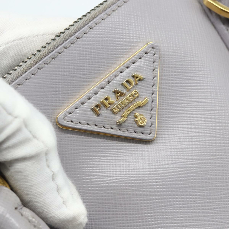 【日本直送】PRADA Galleria 手提包，Safiano 皮革，金色、紫色、灰色，正品編號 178941A-16