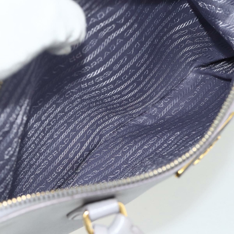 【日本直送】PRADA Galleria 手提包，Safiano 皮革，金色、紫色、灰色，正品編號 178941A-24