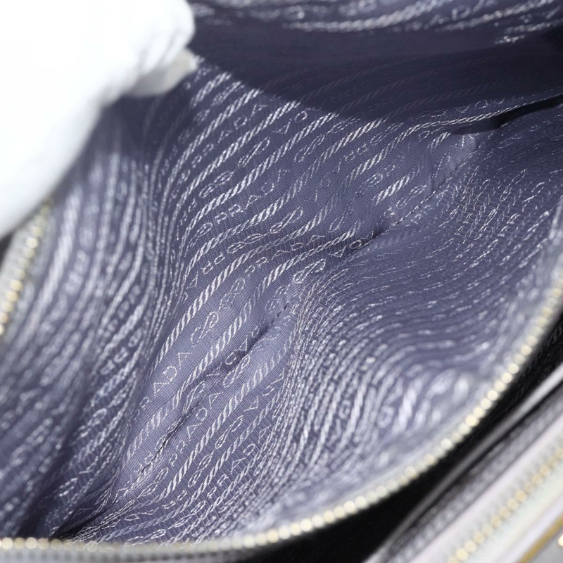 【日本直送】PRADA Galleria 手提包，Safiano 皮革，金色、紫色、灰色，正品編號 178941A-26