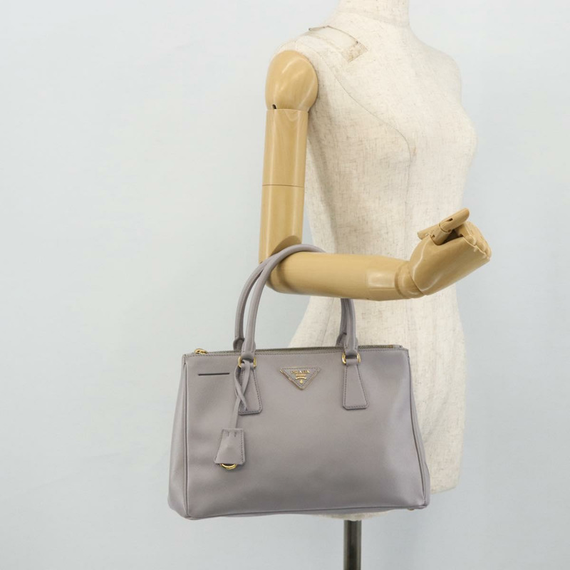 【日本直送】PRADA Galleria 手提包，Safiano 皮革，金色、紫色、灰色，正品編號 178941A-27