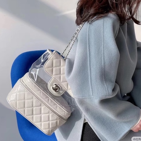 Chanel 仙女奶油白 油蠟皮革肩背包/側背包🤍時髦仙女🧚‍♀️