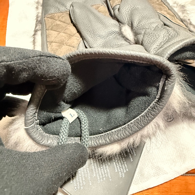 Moncler 兔毛滑雪手套/真皮草-3