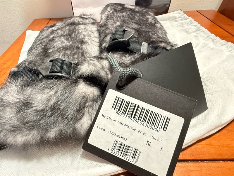 Moncler 兔毛滑雪手套/真皮草-4