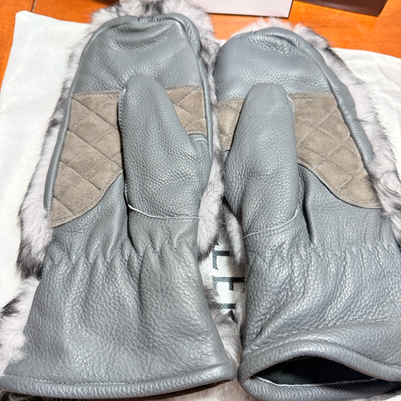 Moncler 兔毛滑雪手套/真皮草-6