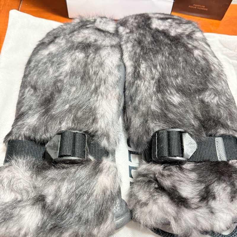 Moncler 兔毛滑雪手套/真皮草-7