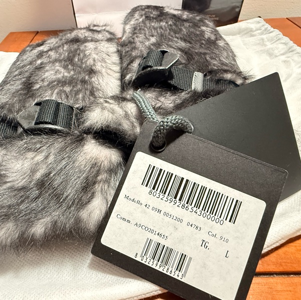 Moncler 兔毛滑雪手套/真皮草-10