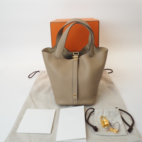 Hermès Picotin18 風衣灰