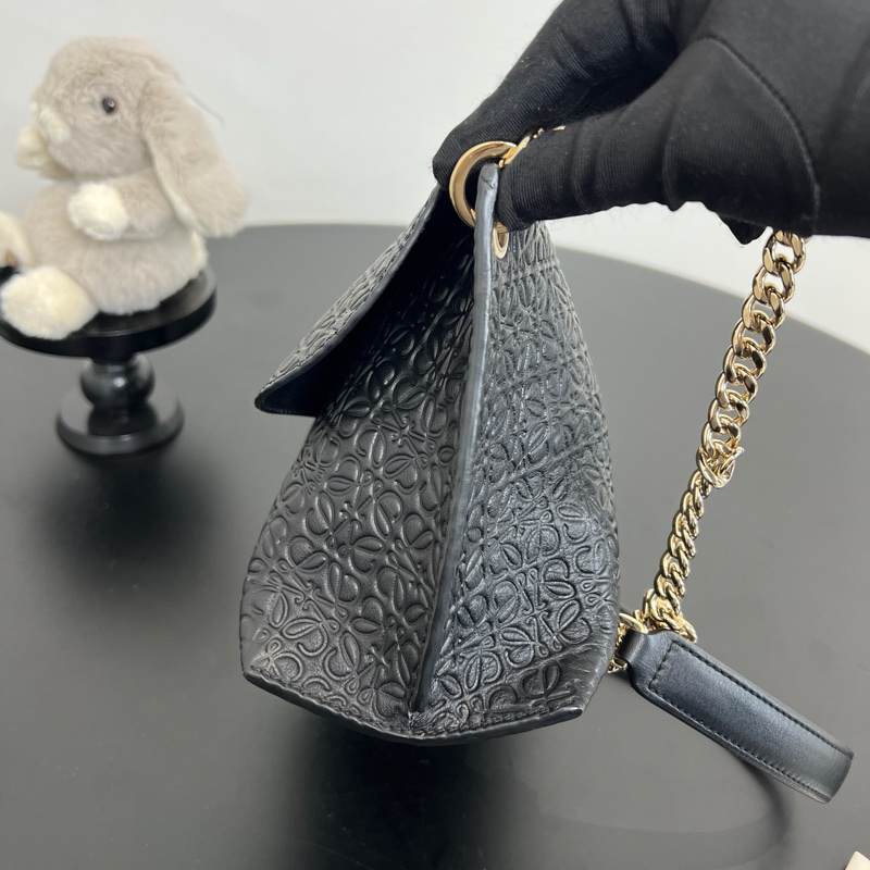 Loewe/羅意威 Avenue 黑色鏈條包 17年編碼-1