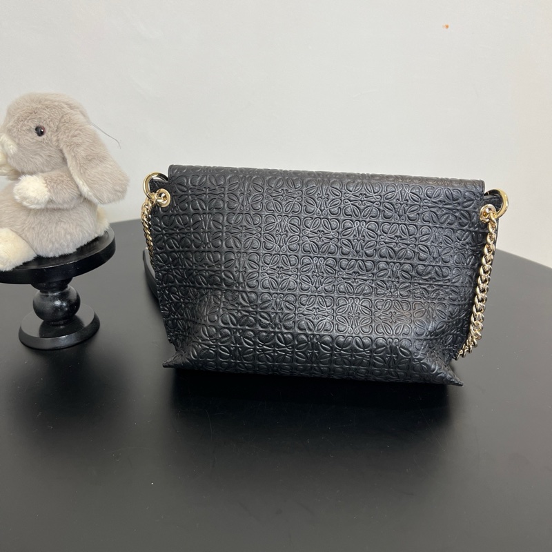 Loewe/羅意威 Avenue 黑色鏈條包 17年編碼-2