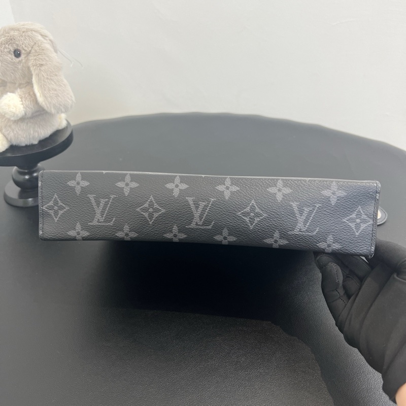 路易威登/LV Pochette Voyage黑武士手拿包 芯片款-4