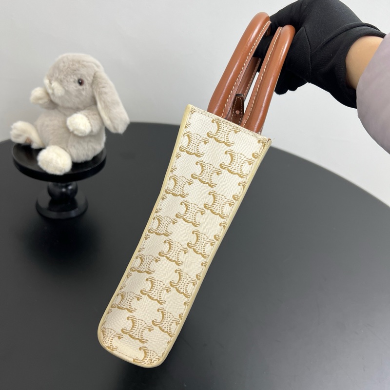 Celine/賽琳 老花mini白色托特 琴譜包斜挎包 21年編碼-1