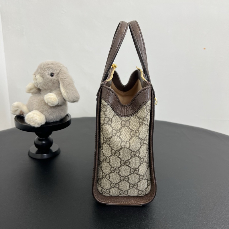 GUCCI/古馳 Ophidia 小號手提托特包 黑標041-1