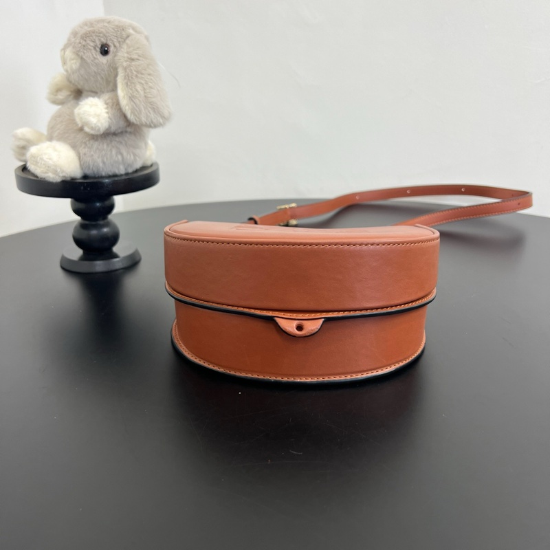 LOEWE/羅意威 Heel系列 焦糖色馬蹄包 19年編碼-4