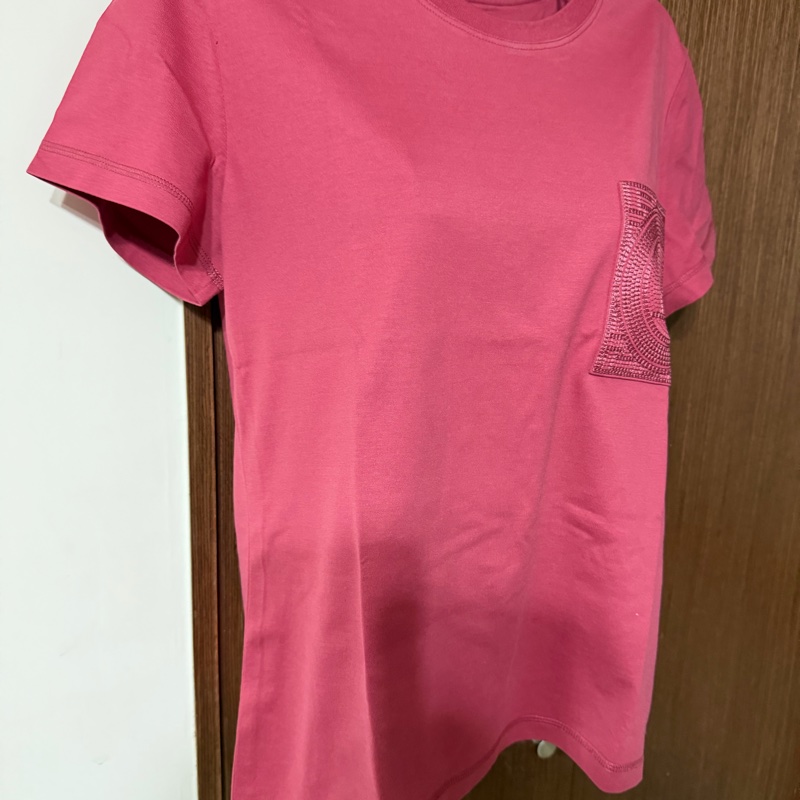 Hermès 刺繡短T-10