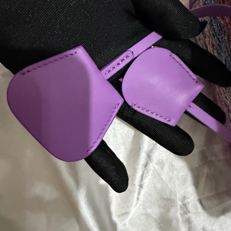 CHANEL 紫色毛呢箱子-40