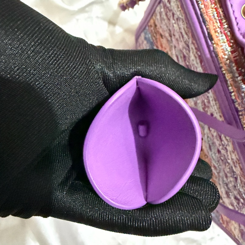 CHANEL 紫色毛呢箱子-41