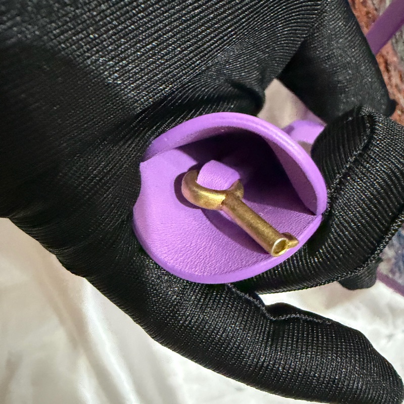 CHANEL 紫色毛呢箱子-46