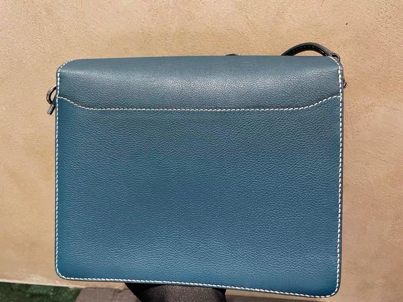 🌈Hermes🩵Roulis 23🩵 藍色銀扣🩵98新🌈Evercolor皮🌟roulis23🌟roulis🌟愛馬仕🌟-7