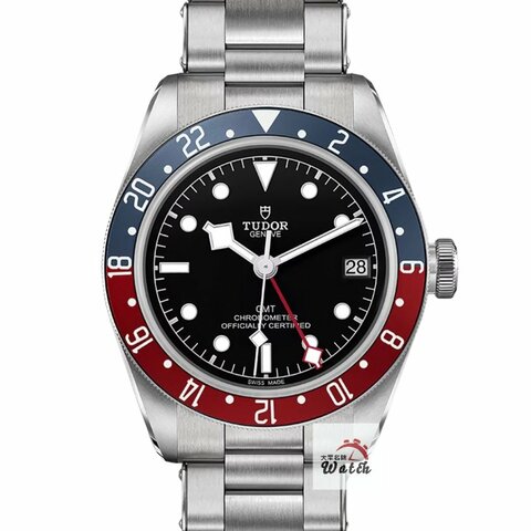 【大眾名錶】TUDOR帝舵 79830RB 2023/10卡 GMT兩地時區 百事圈 黑色面盤 大眾名錶B1301