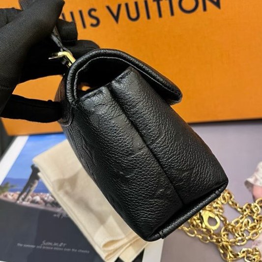 近新品 路易威登/Louis Vuitton 全皮瑪德琳 經典全皮logo壓紋 芯片款-2