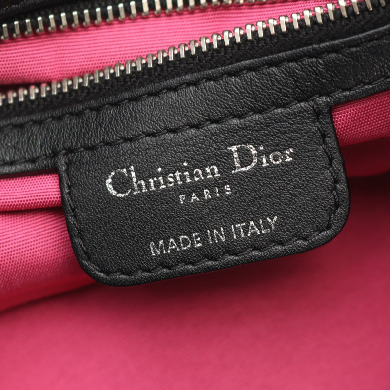 Dior Lutrant 女士黑色真皮手提包（二手）-3