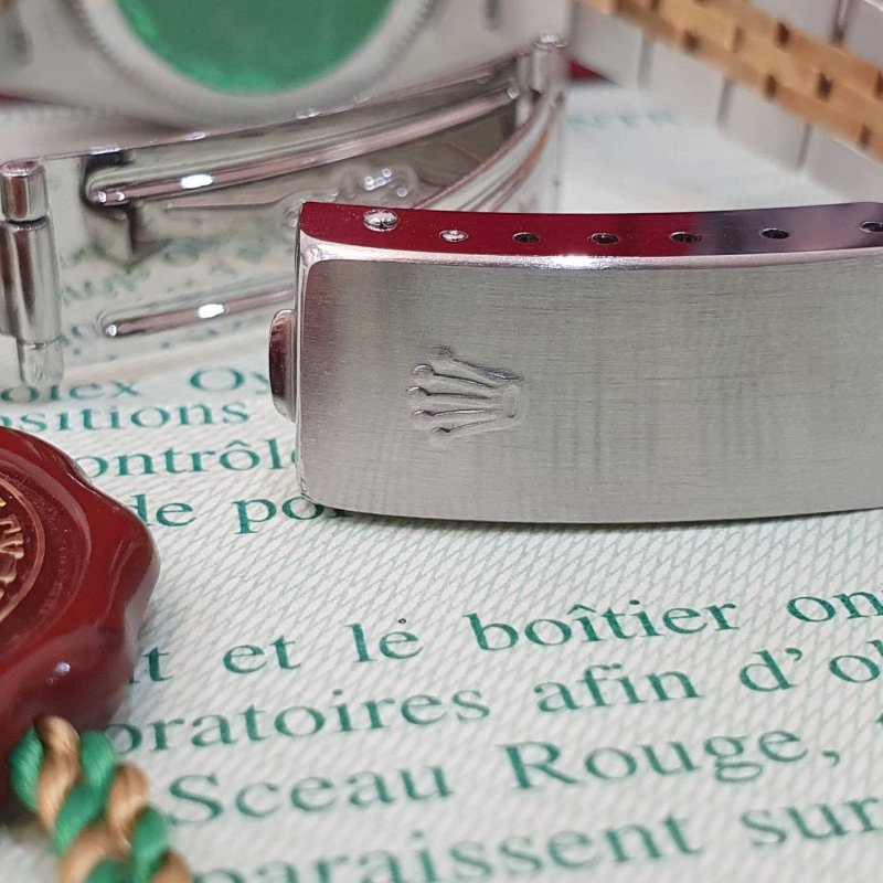 【大眾名錶】ROLEX勞力士 79173 Datejust 蠔式女錶 白色菱格紋面盤 羅馬時標 全配件 大眾名錶G289-7