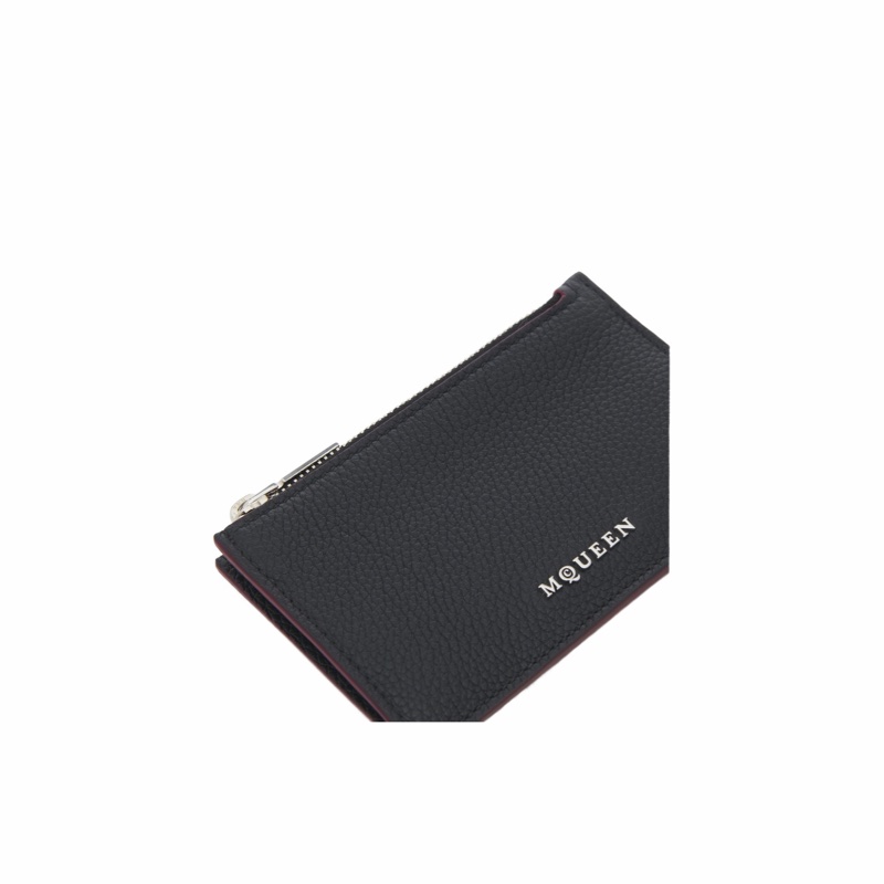 Alexander McQueen 男士 Sling拉鍊卡包均碼碼12.5cm*0.1cm*7.5cm-3