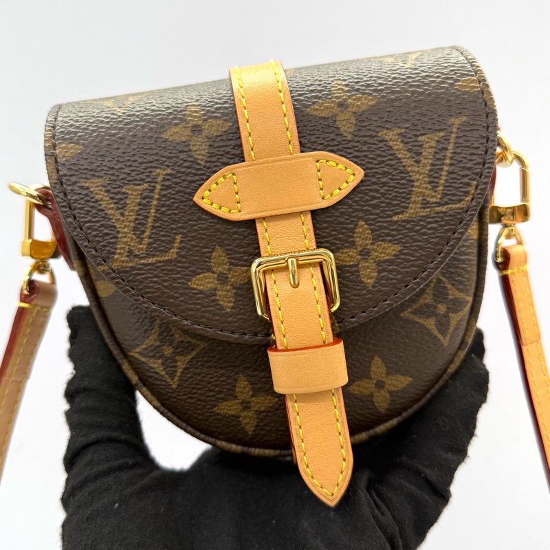 LOUIS VUITTON 路易威登 老花MICRO CHANTILLY 斜背包 M46643 RFID-0