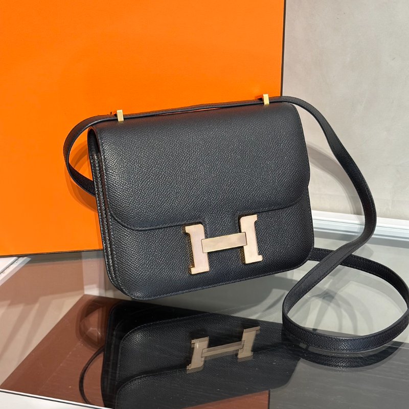 HERMES Mini Constance 19 - 黑玫瑰金 W-2