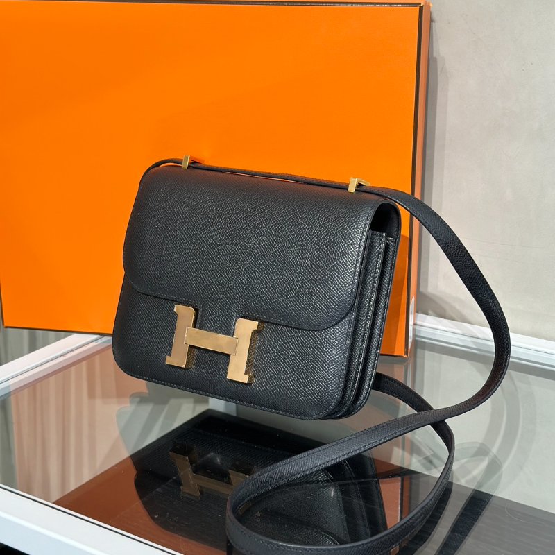 HERMES Mini Constance 19 - 黑玫瑰金 W-3