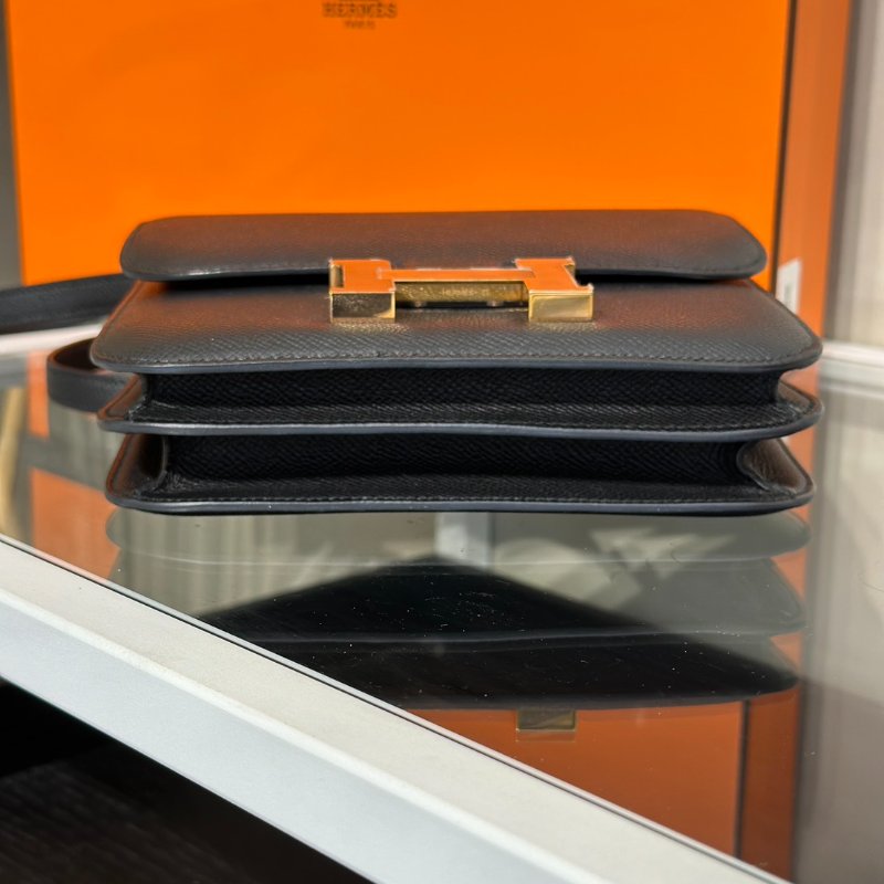 HERMES Mini Constance 19 - 黑玫瑰金 W-5