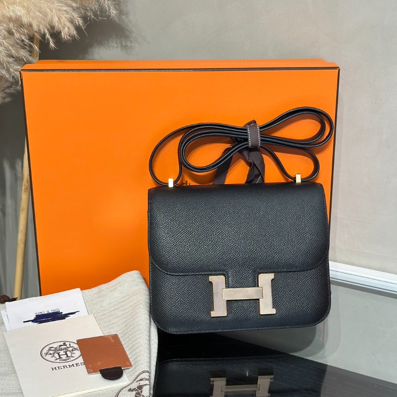 HERMES Mini Constance 19 - 黑玫瑰金 W-12