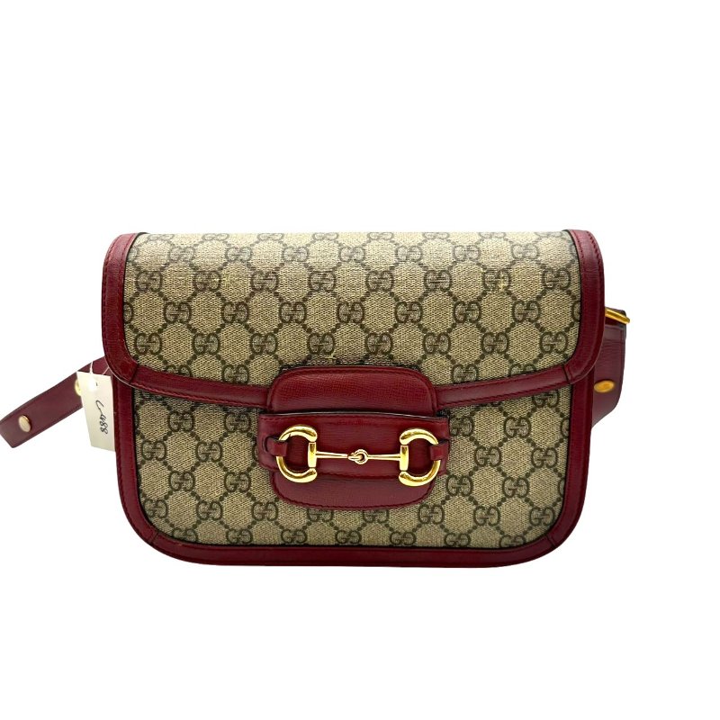 【美收精品】Gucci 老花金鎖肩背包 C-488【隔月月中將轉賣至日本 上架期限30天】-0