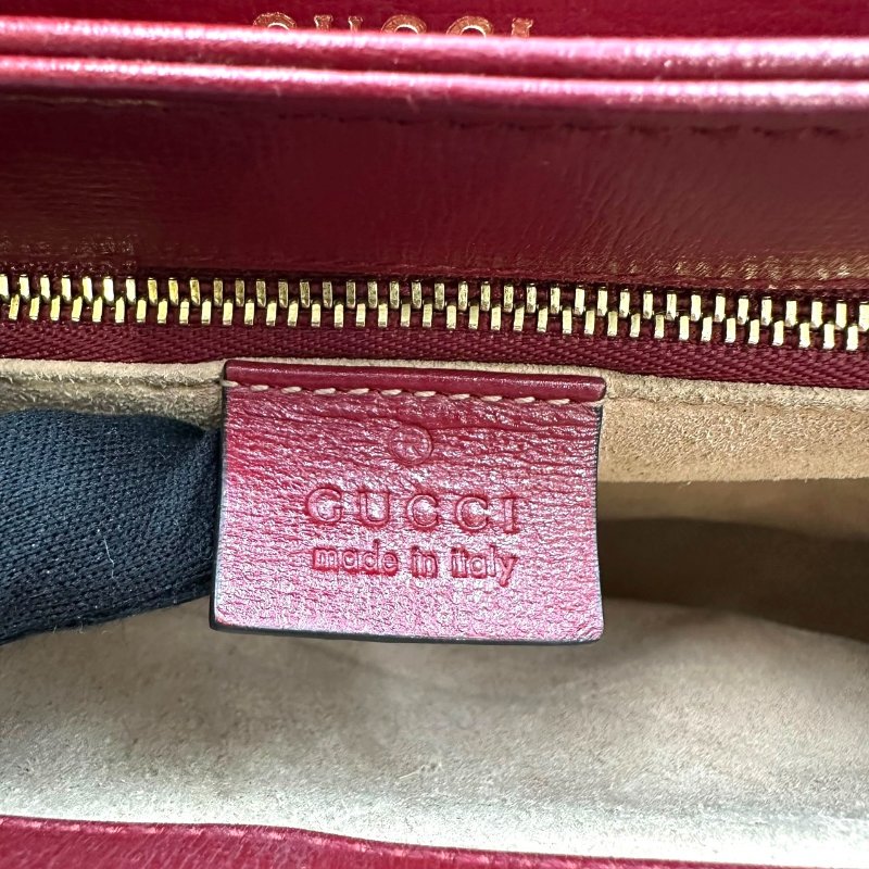 【美收精品】Gucci 老花金鎖肩背包 C-488【隔月月中將轉賣至日本 上架期限30天】-9