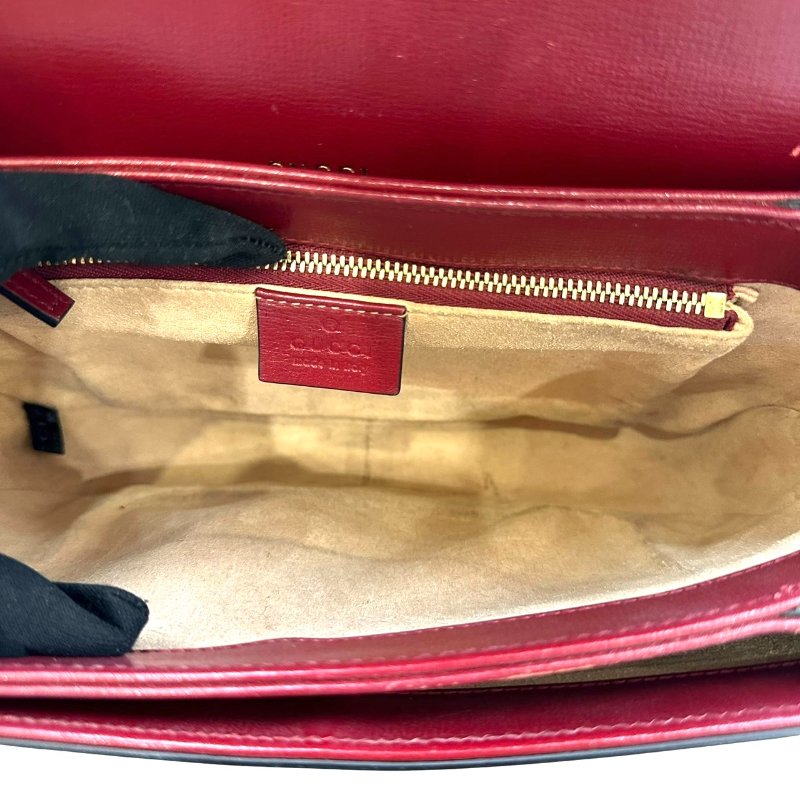 【美收精品】Gucci 老花金鎖肩背包 C-488【隔月月中將轉賣至日本 上架期限30天】-10