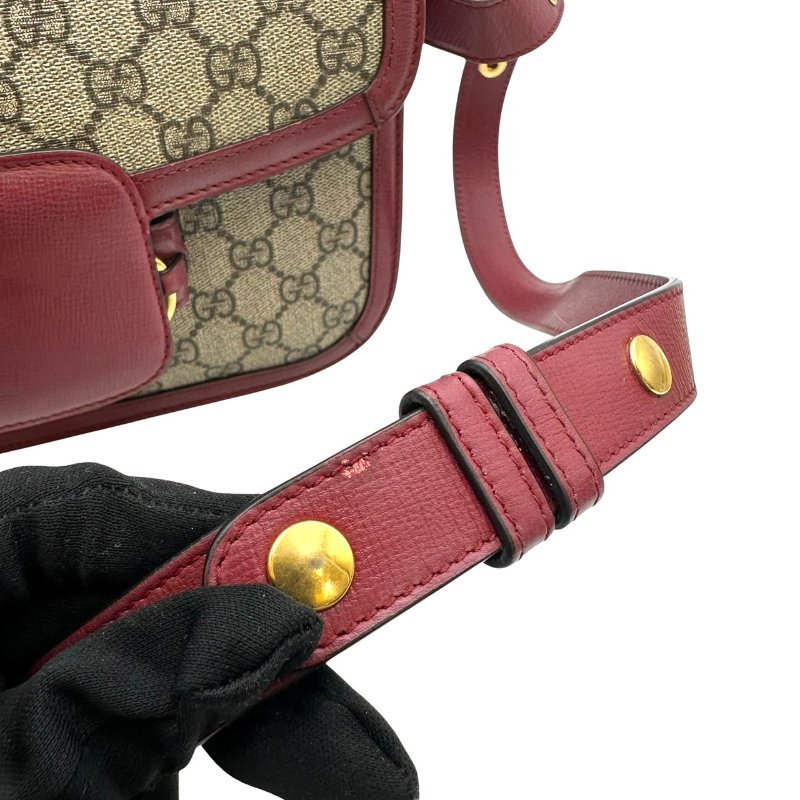 【美收精品】Gucci 老花金鎖肩背包 C-488【隔月月中將轉賣至日本 上架期限30天】-14