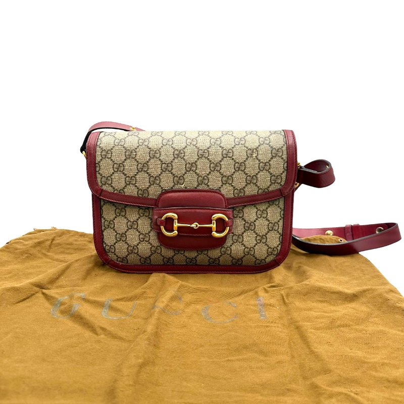 【美收精品】Gucci 老花金鎖肩背包 C-488【隔月月中將轉賣至日本 上架期限30天】-16