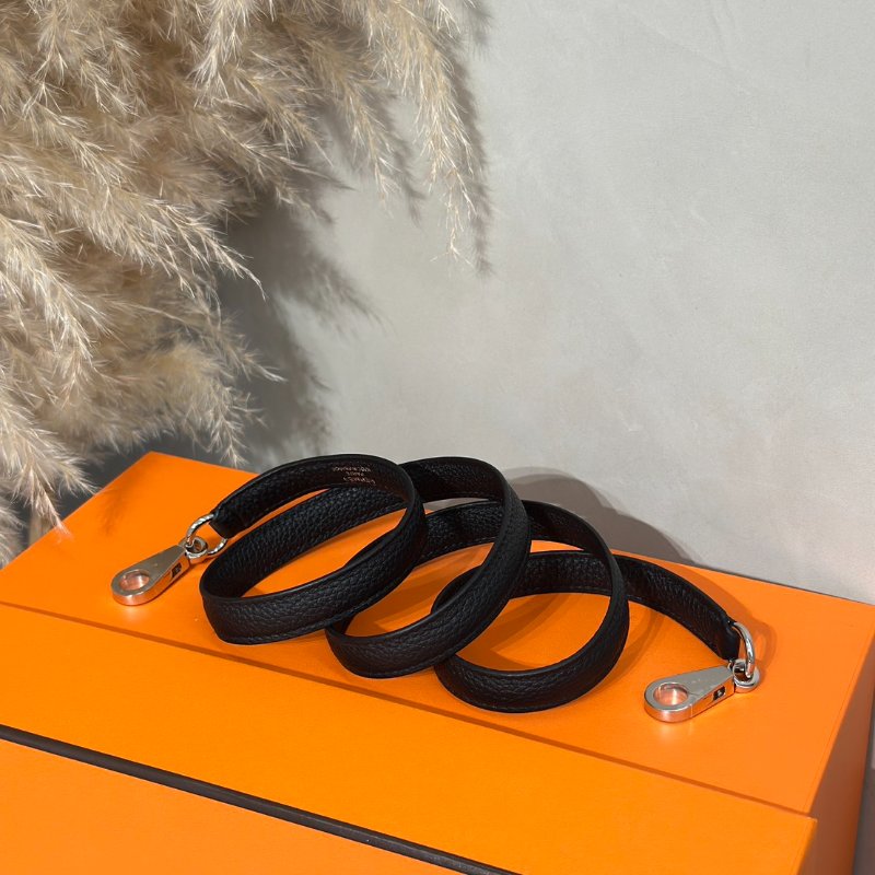 HERMES Kelly 25 - 黑銀 G-11