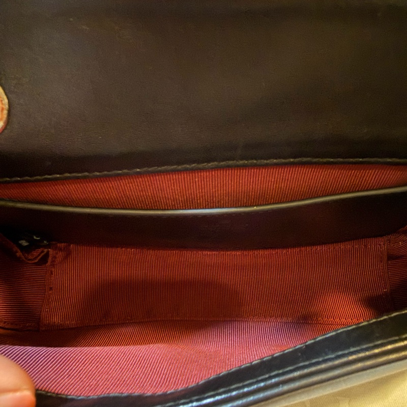 Gucci   95新（ 新款）淡金色肩背斜挎包22公分-3