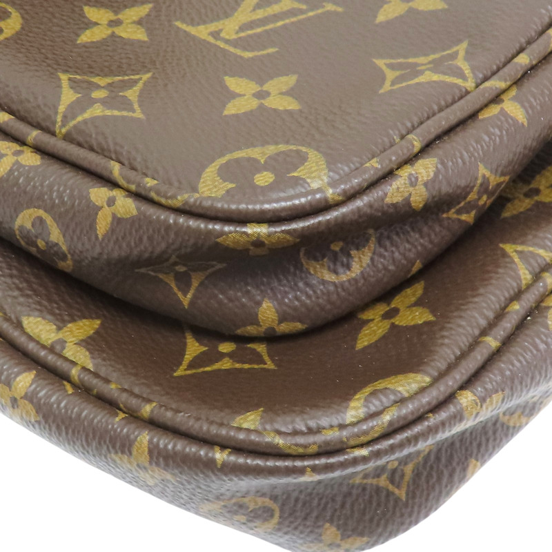 棕色 原花帆布 肩背包【LOUIS VUITTON LV 路易威登】 M44840-12