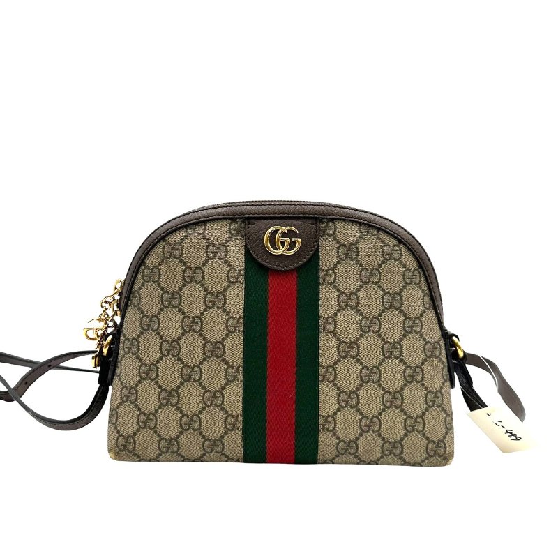【美收精品】Gucci 老花貝殼肩背包 C-489【隔月月中將轉賣至日本 上架期限30天】-0