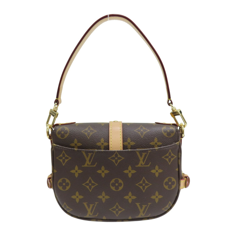 棕色 原花帆布 Saumur BB 兩用包 M46740【LOUIS VUITTON LV 路易威登】 M46740-1