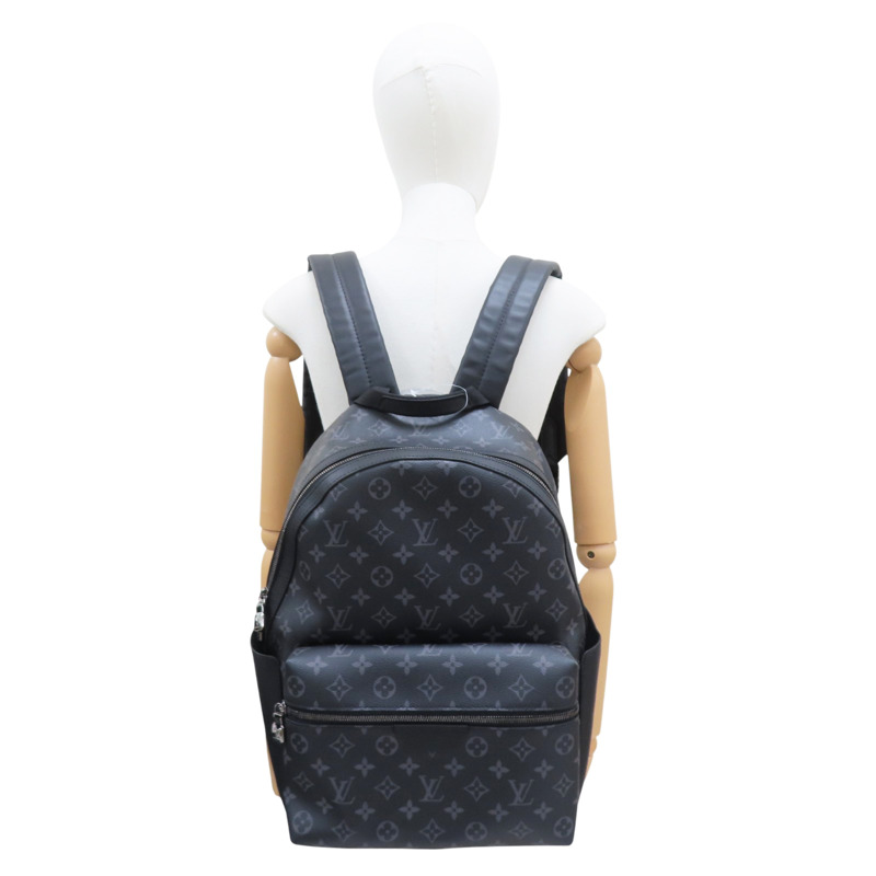 黑色 原花 帆布 Discovery PM 後背包【LOUIS VUITTON LV 路易威登】 M22558-7