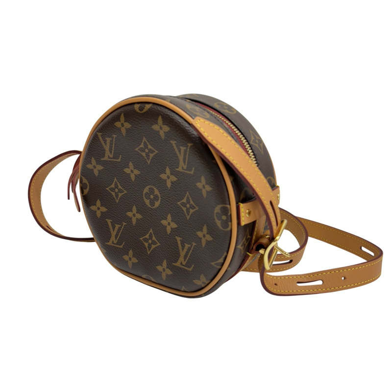 棕色 原花 帆布 Boite Chapeau Souple PM 肩背包【LOUIS VUITTON LV 路易威登】 M45578 M45578-1