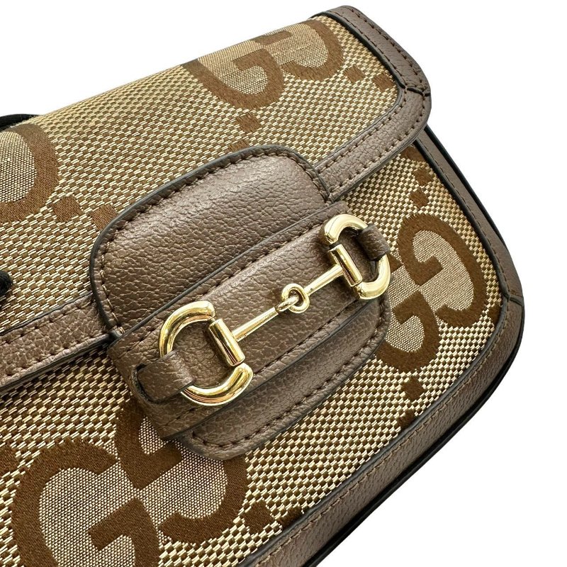【美收精品】Gucci 老花馬鞍肩背包 C-491【隔月月中將轉賣至日本 上架期限30天】-4