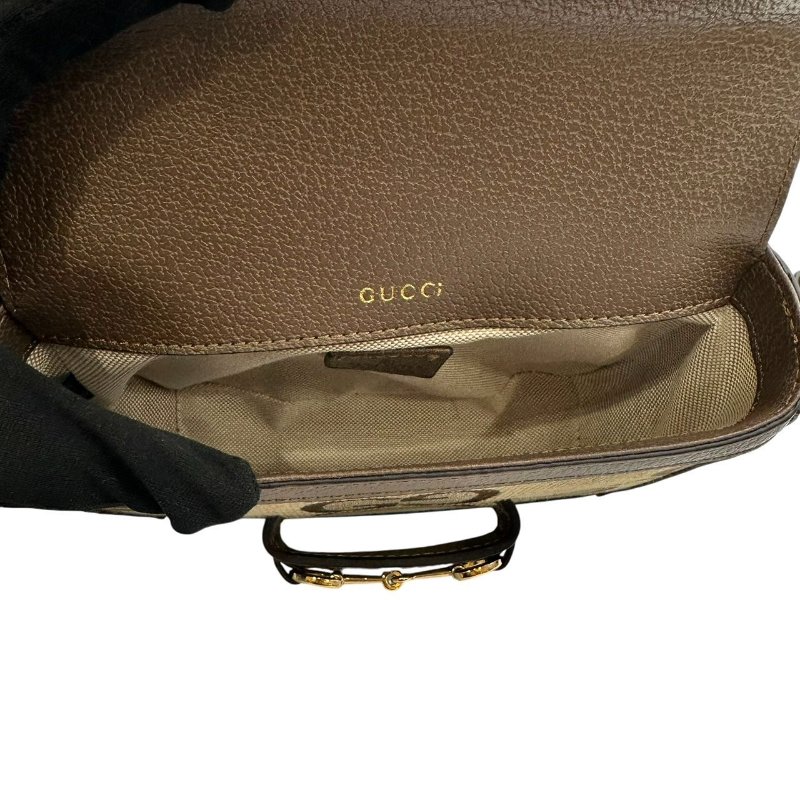 【美收精品】Gucci 老花馬鞍肩背包 C-491【隔月月中將轉賣至日本 上架期限30天】-6