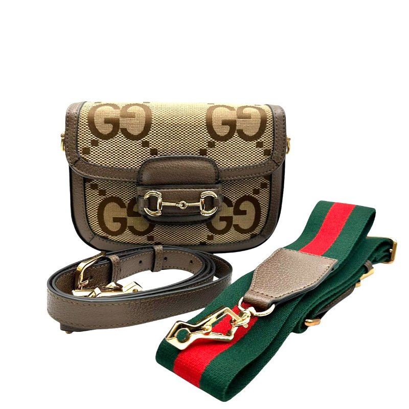 【美收精品】Gucci 老花馬鞍肩背包 C-491【隔月月中將轉賣至日本 上架期限30天】-7